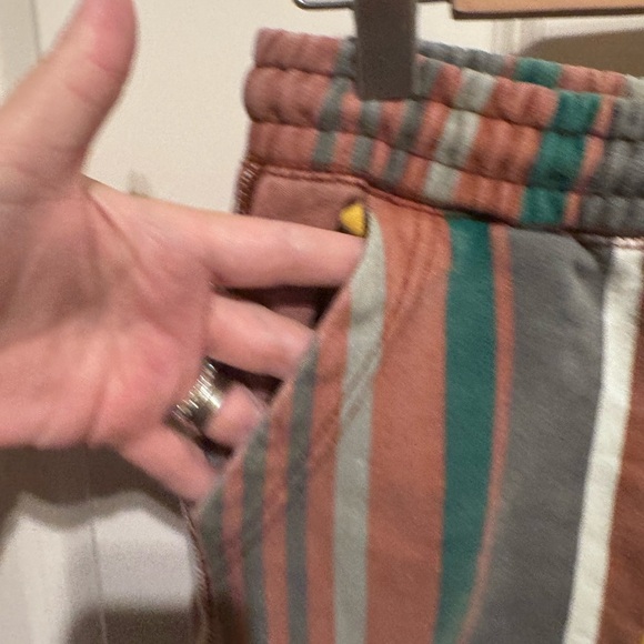 Urban Outfitters Men’s Striped Sweat-shorts Volley Shorts Sz S - Picture 3 of 6